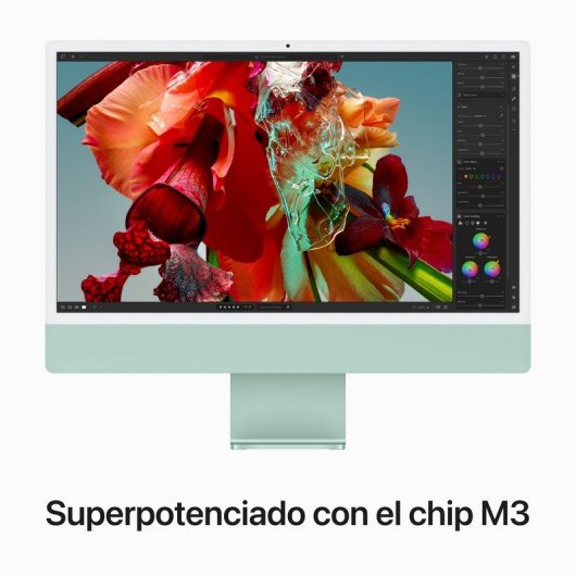 Apple iMac Apple M3/8GB/512GB SSD/10 Núcleos GPU/24" 4.5K Retina Verde