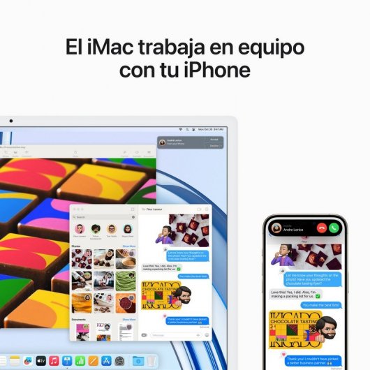 Apple iMac Apple M3/8GB/512GB SSD/10 Núcleos GPU/24" 4.5K Retina Verde