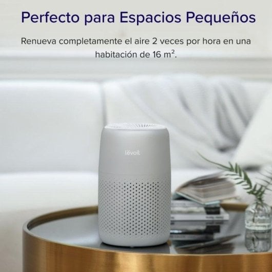 Purificateur d'air Levoit Core Mini Pro HEPA Gris Compact Aromathérapie 74 m³/h