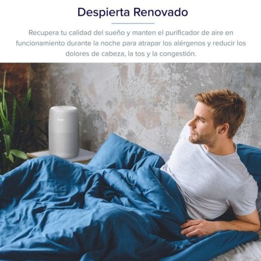 Purificateur d'air Levoit Core Mini Pro HEPA Gris Compact Aromathérapie 74 m³/h