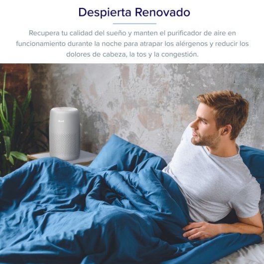 Luftreiniger Levoit Core Mini Pro Grau True HEPA 74 m³/h 3-Stufen-Filter Aromatherapie