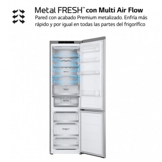 LG GBV7280CMB Frigorífico Combi No Frost C Acero Inoxidable