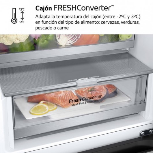 LG GBV7280CMB Frigorífico Combi No Frost C Acero Inoxidable