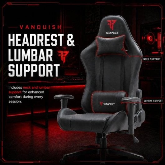 Gaming-Stuhl Tempest Vanquish Schwarz