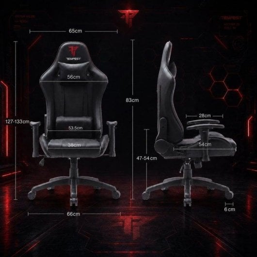 Gaming-Stuhl Tempest Vanquish Schwarz