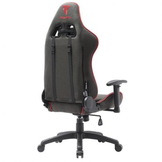 Tempest Vanquish Silla Gaming Negra/Roja Tela Transpirable