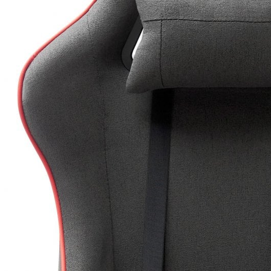 Tempest Vanquish Silla Gaming Negra/Roja Tela Transpirable