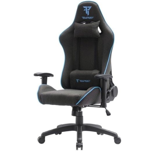 Gaming-Stuhl Tempest Vanquish Mesh Schwarze/Blau Atmungsaktiv