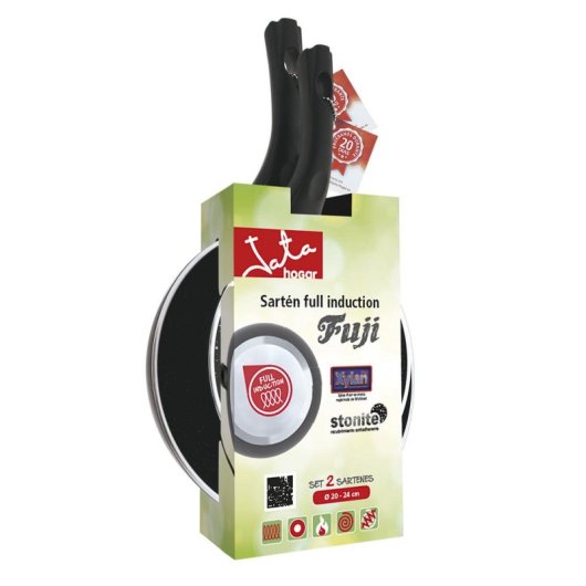 Sartén Inducción Antiadherente Jata SF118 Aluminio Forjado 18 Cm