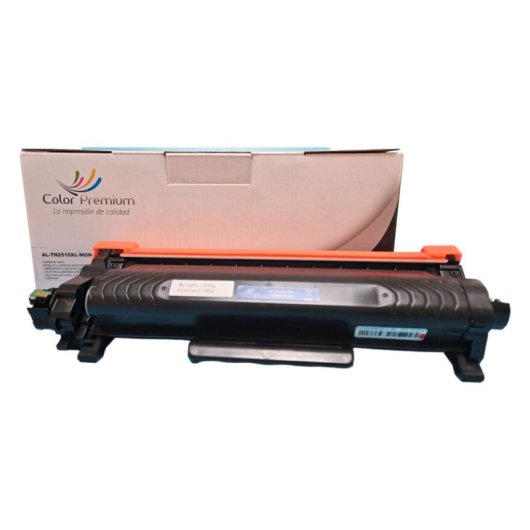 Color Premium Tóner Compatible Con Brother Tn2510xl Negro