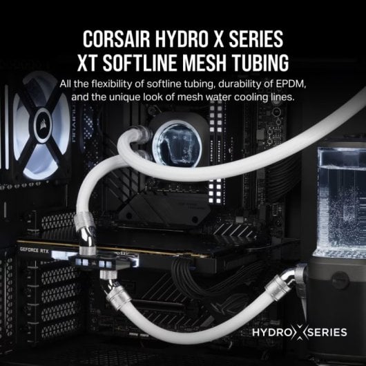 Corsair Hydro X Series XT Softline Mesh Tubing Tubos de Malla Negro