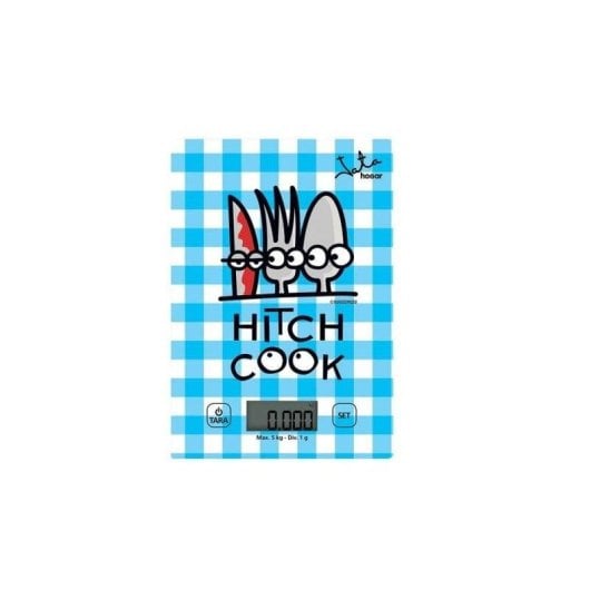 Küchenwaage Jata 732K Digital Kukuxumusu Glas 5 kg Blau