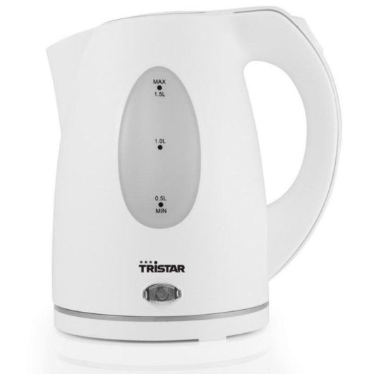Hervidor de Agua Tristar WK-1324 1,5 L 2000 W Blanco Base 360º Plástico Sin BPA