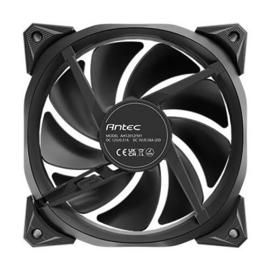 Antec FUSION 120 ARGB Case per computer Ventilatore Nero