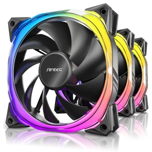 Antec Fusion 120 ARGB Case per computer Ventilatore Nero 3 pz