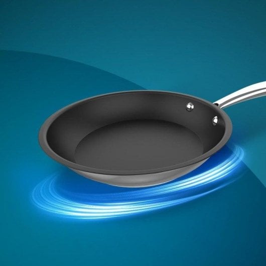 Bratpfanne Cecotec Polka Classy 28 Bucket Steel 28cm Edelstahl Antihaft