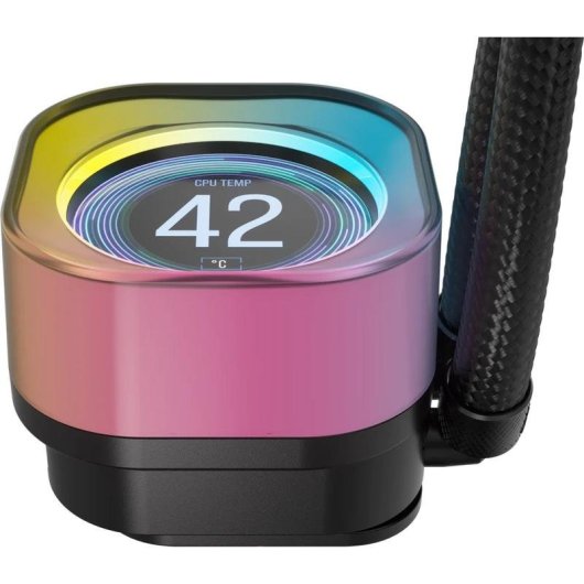 Flüssigkeitskühlung Corsair iCUE LINK H100i LCD 240mm 2 Lüfter RGB
