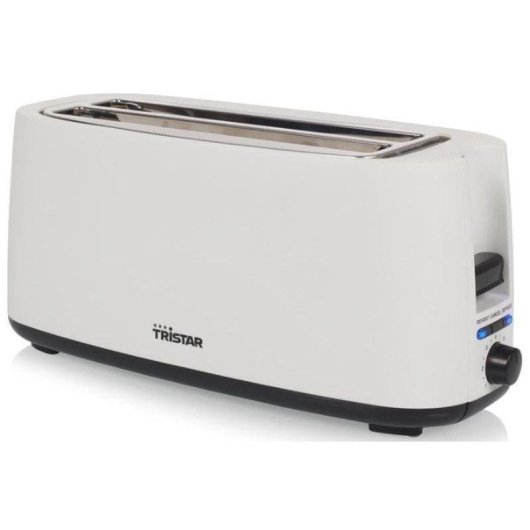 Tristar BR-1057 Broodrooster 2 Lange Sleuven 1400W 7 Bruiningsstanden Wit