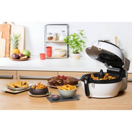 Tefal ActiFry Genius XL FZ760015 Freidora de Aire 1.2L 1350W Acero Inoxidable