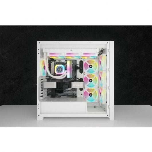 Kit di raffreddamento a liquido LCD Corsair iCUE LINK H150i 360 mm bianco