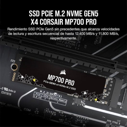 Corsair MP700 Pro 1 TB SSD NVMe 2.0 M.2 PCIe Gen5 x4