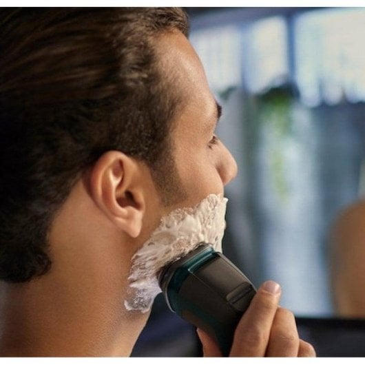 Philips Shaver 3000X Series X3052/00 Rasoio Elettrico Wet & Dry Nero/Verde