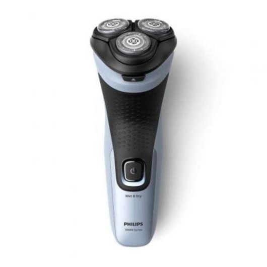 Rasoir pour Visage Philips Shaver 3000X X3003/00 Sans Fil 40min Sec et Humide 3 Têtes Flexibles
