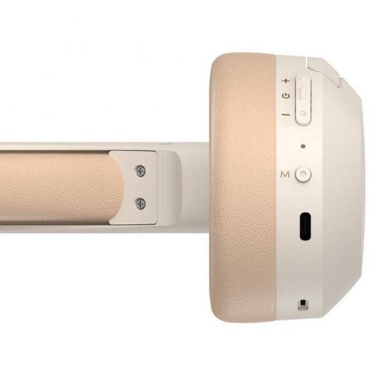 Edifier W820NB Plus Auriculares Bluetooth con Cancelación Activa de Ruido Blanco Marfil