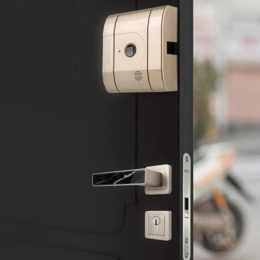 AYR int_LOCK PRO Cerradura Electrónica Invisible Latón Mate