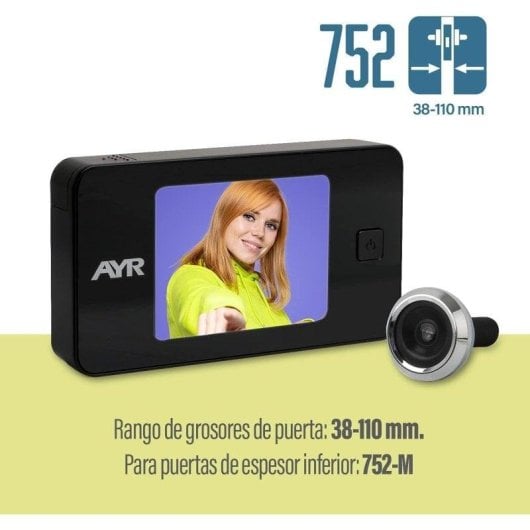 Olho Mágico Digital AYR 752 Tela 3,2” 105°