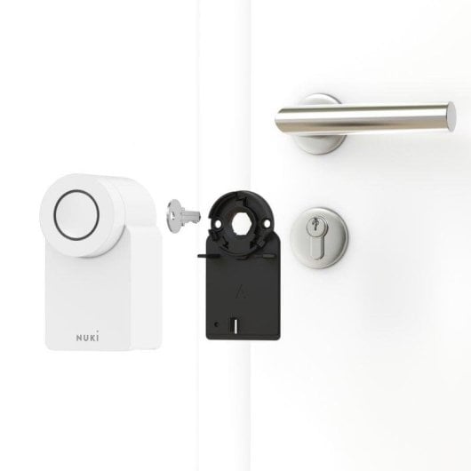 Türschloss Nuki Smart Lock 4 Basic Bluetooth und Thread Öffnung mit App Kompatibel mit Matter