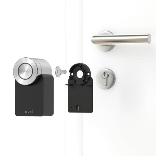 Serratura Intelligente Nuki Smart Lock Pro 4 Bluetooth e WiFi Apertura con App Compatibile con Smart Home