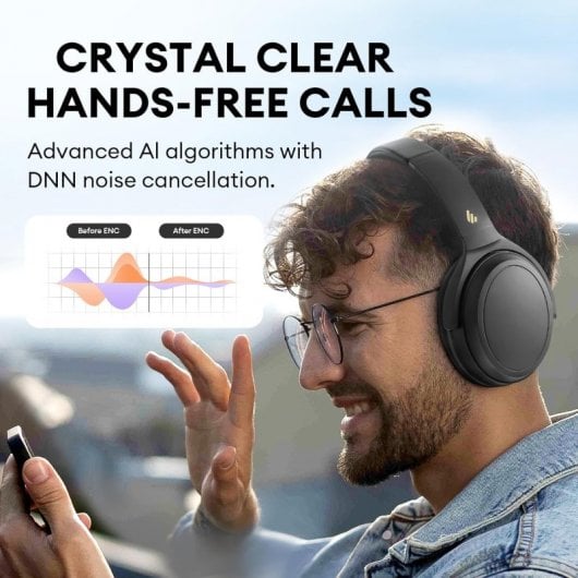 Edifier WH700NB Auscultadores Sem Fios Bluetooth ANC Preto