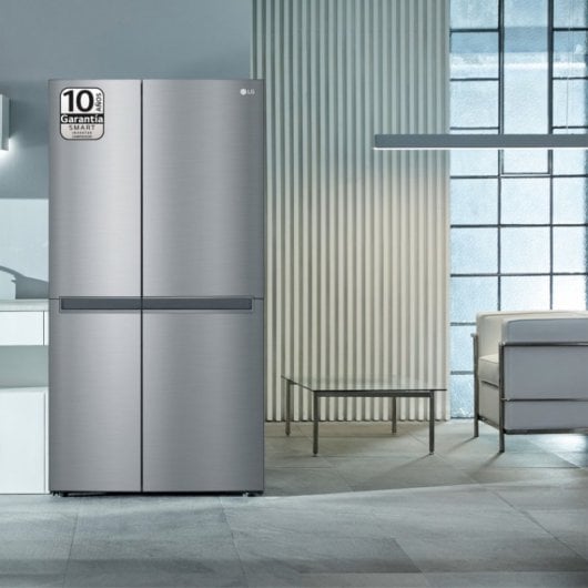 LG Serie 300 GSBV30PZXM Frigorífico Americano Side By Side F Acero Inoxidable