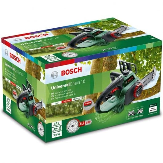 Motosega a batteria Bosch UniversalChain 18 18V