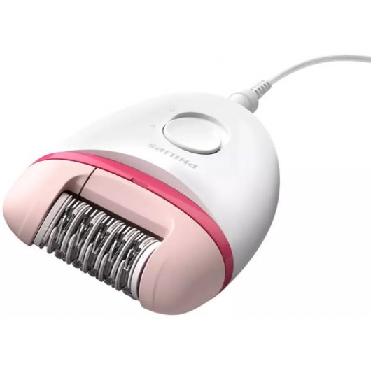 Philips Satinelle Essential BRE235/00 épilateur Rose, Blanc