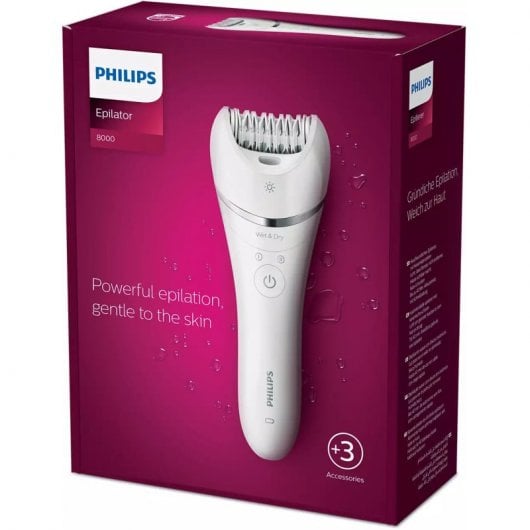 Philips Epilator Series 8000 BRE700/00 Depiladora Wet & Dry