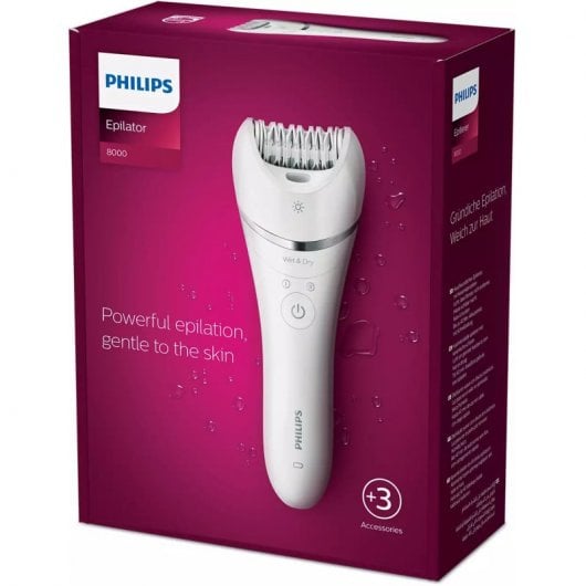 Philips Epilator Series 8000 BRE700/00 Epilatore Wet & Dry