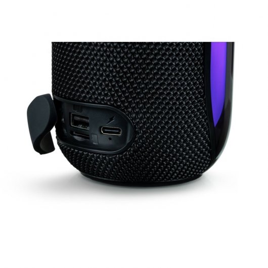 Altoparlante Bluetooth portatile BigBen Tube con effetti luminosi 30W