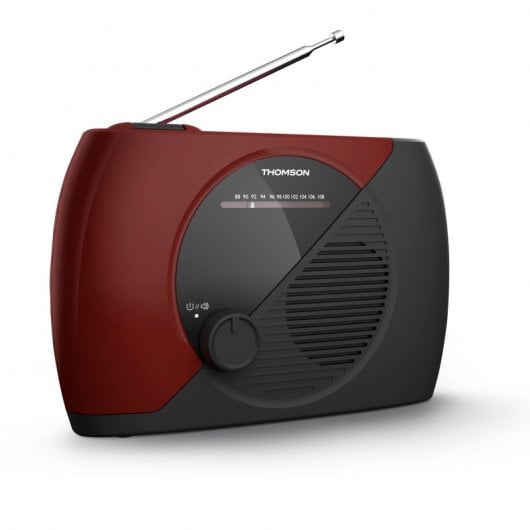 Thomson RT353 Rádio FM Portátil Analógico Preto/Vermelho