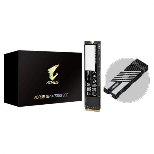 Gigabyte AORUS Gen4 7300 2 TB SSD M.2 PCIe 4.0 3D TLC NAND NVMe