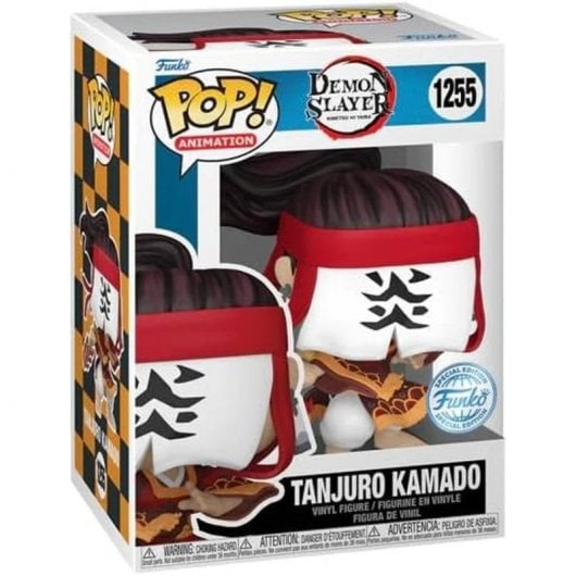 Funko Pop Animación Demon Slayer Tanjuro Kamado con Máscara Exclusivo