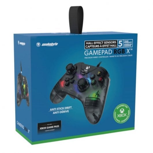 Snakebyte X RGB GamePad pour Xbox/PC Gris