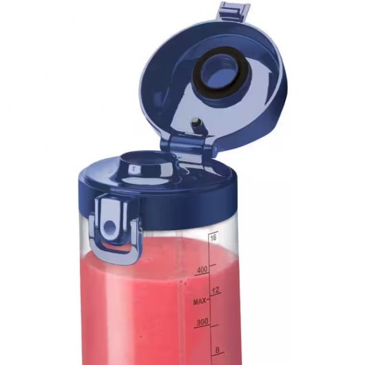 Nutribullet NBP003NBL Mixeur Portable 0,47L 15 Smoothies Bleu Foncé