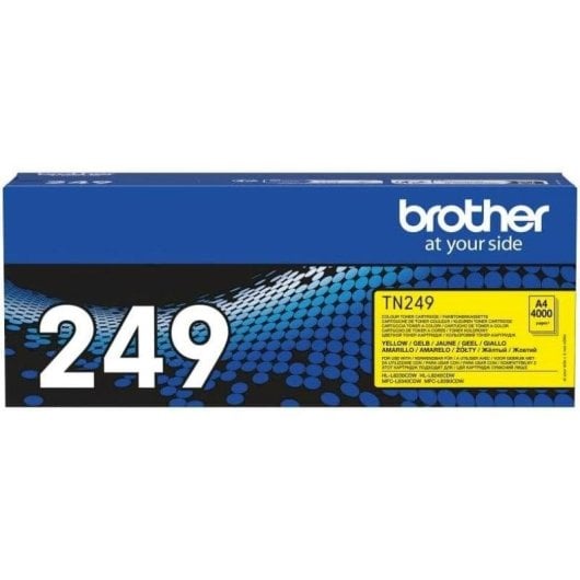 Toner Brother TN-249Y Jaune Haute Capacité pour Imprimantes LED