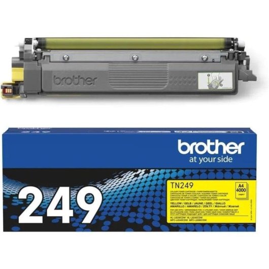 Toner Brother TN-249Y Jaune Haute Capacité pour Imprimantes LED