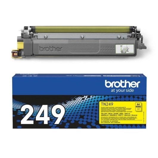 Toner Brother TN-249Y Jaune Haute Capacité pour Imprimantes LED
