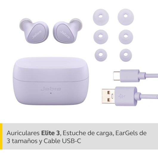 Jabra Elite 3 Casque Sans fil Ecouteurs Appels/Musique Bluetooth Lilas