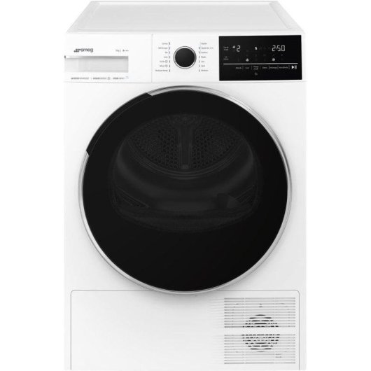 Smeg DNP93SLES Secadora con Bomba de Calor de Carga Frontal 9Kg C Blanca