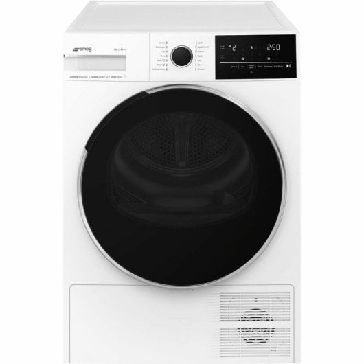 Smeg DNP93SLES Secadora con Bomba de Calor de Carga Frontal 9Kg C Blanca